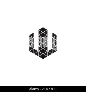 VV initial logo letters in high quality professional design that will print well across any print media Stock Vector