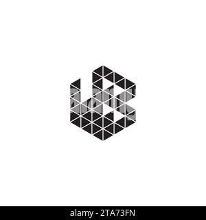 WB initial logo letters in high quality professional design that will print well across any print media Stock Vector