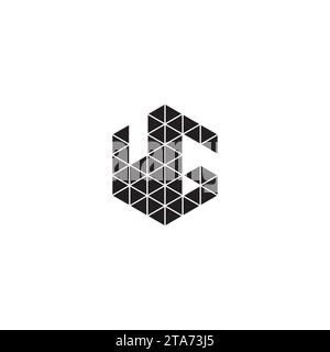 WG initial logo letters in high quality professional design that will print well across any print media Stock Vector