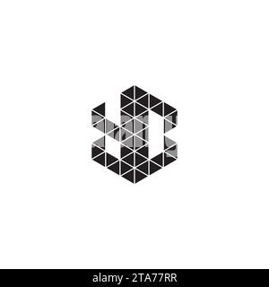 YC initial logo letters in high quality professional design that will print well across any print media Stock Vector