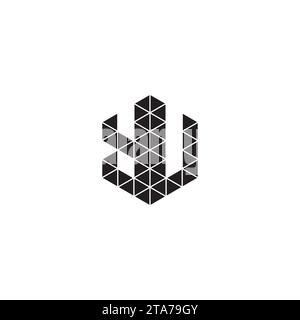 YV initial logo letters in high quality professional design that will print well across any print media Stock Vector