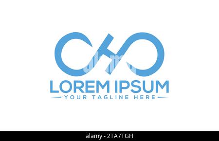 HS Logo Design Unique and Modern Logo Design Stock Vector