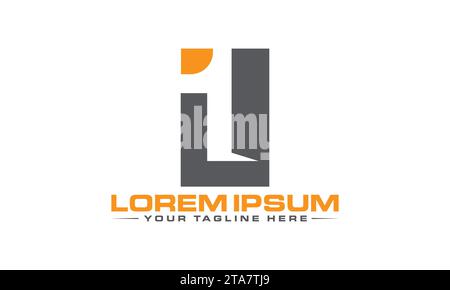 i Logo Design Unique an Modern Logo Design Stock Vector