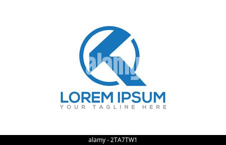 K Logo design Unique and Modern Logo Design Stock Vector