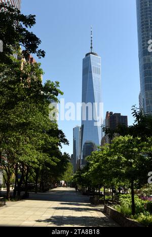 New York, USA - May 24, 2018: One World Trade Center in New York. Stock Photo