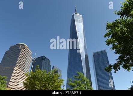 New York, USA - May 24, 2018: One World Trade Center in New York. Stock Photo