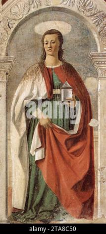 Saint Mary Magdalen 1460 by Piero Della Francesca Stock Photo