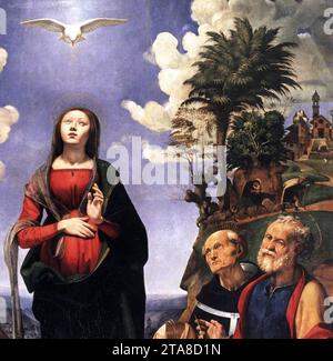 Incarnation of Jesus (detail) c. 1505 by Piero Di Cosimo Stock Photo