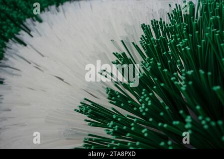 Detail of an industrial washer roll. Stock Photo