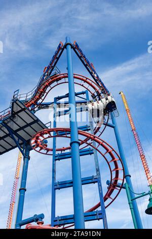 Soarin eagle roller coaster luna park hi res stock photography and