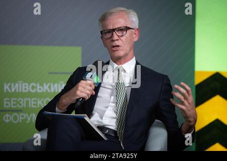 Kyiv, Ukraine. 05th Sep, 2023. Assistant Secretary of the United States Stephen Rademaker attends an event entitled 'The front and recovery' during the Kyiv Security Forum. (Photo by Oleksii Chumachenko/SOPA Images/Sipa USA) Credit: Sipa USA/Alamy Live News Stock Photo