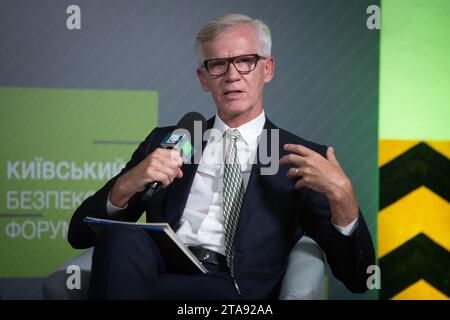 Kyiv, Ukraine. 05th Sep, 2023. Assistant Secretary of the United States Stephen Rademaker attends an event entitled 'The front and recovery' during the Kyiv Security Forum. (Photo by Oleksii Chumachenko/SOPA Images/Sipa USA) Credit: Sipa USA/Alamy Live News Stock Photo