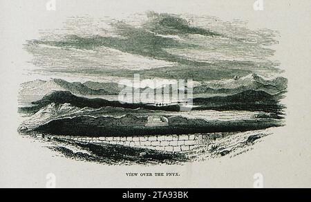 View over the Pnyx - Wordsworth Christopher - 1882. Stock Photo