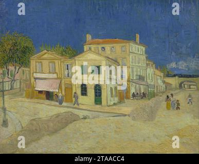 Vincent van Gogh - The yellow house ('The street'). Stock Photo