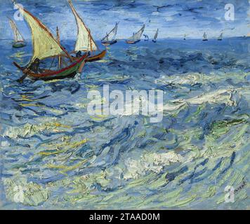 Vincent Van Gogh, La mer aux Saintes-Maries, Saintes-Maries-de-la-Mer, 1888. Stock Photo