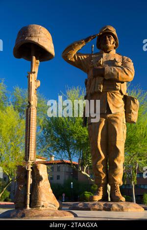 Operation Enduring Freedom Memorial, Wesley Bolin Memorial Plaza, Phoenix, Arizona Stock Photo