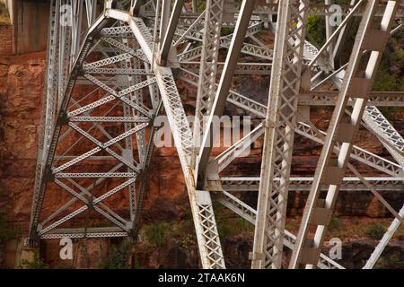 Midgley Bridge at Oak Creek Vista, Coconino National Forest, Arizona Stock Photo