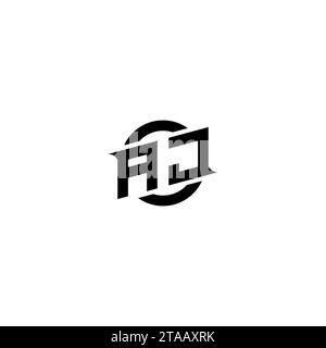 AJ initial game logo, banner design for your e-sports or streaming team Stock Vector