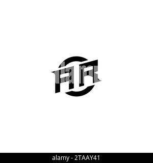 AR initial game logo, banner design for your e-sports or streaming team Stock Vector