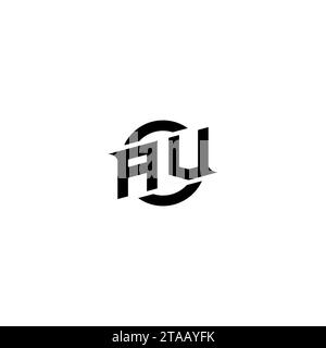 AV initial game logo, banner design for your e-sports or streaming team Stock Vector