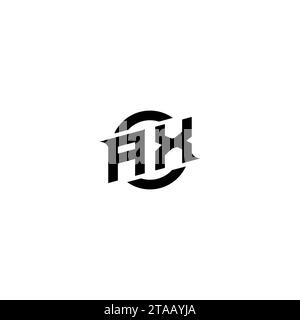 AX initial game logo, banner design for your e-sports or streaming team Stock Vector