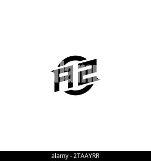 AZ initial game logo, banner design for your e-sports or streaming team Stock Vector