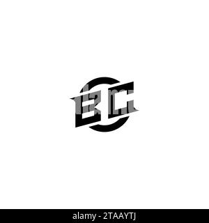 BC initial game logo, banner design for your e-sports or streaming team Stock Vector