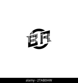 BR initial game logo, banner design for your e-sports or streaming team Stock Vector