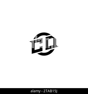 CD initial game logo, banner design for your e-sports or streaming team Stock Vector