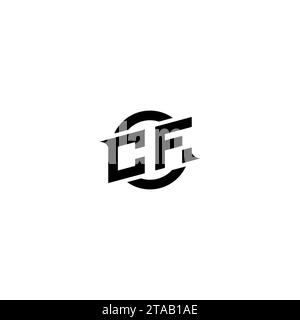 CF initial game logo, banner design for your e-sports or streaming team Stock Vector