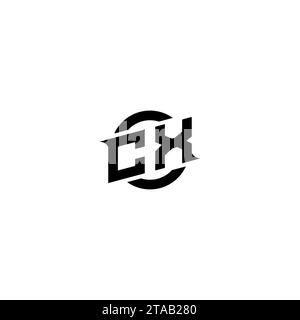 CX initial game logo, banner design for your e-sports or streaming team Stock Vector