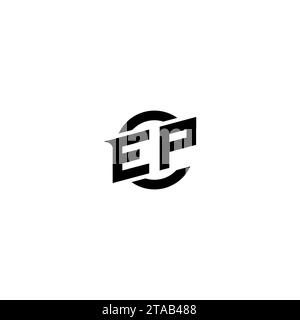 EP initial game logo, banner design for your e-sports or streaming team Stock Vector