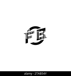 FB initial game logo, banner design for your e-sports or streaming team Stock Vector