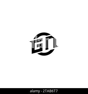 GN initial game logo, banner design for your e-sports or streaming team Stock Vector