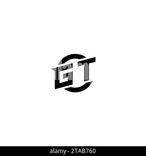 GT initial game logo, banner design for your e-sports or streaming team Stock Vector