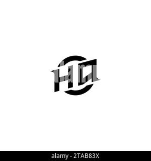 HQ initial game logo, banner design for your e-sports or streaming team Stock Vector