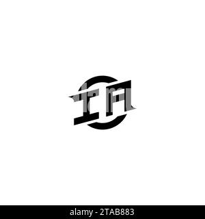 IA initial game logo, banner design for your e-sports or streaming team Stock Vector
