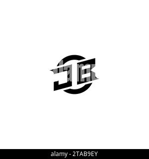 JB initial game logo, banner design for your e-sports or streaming team Stock Vector