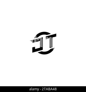 JT initial game logo, banner design for your e-sports or streaming team Stock Vector