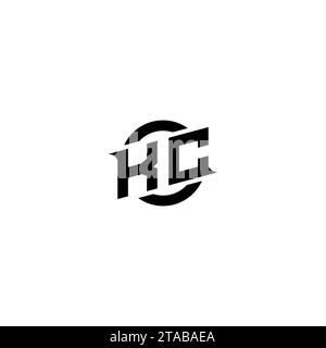 KC initial game logo, banner design for your e-sports or streaming team Stock Vector