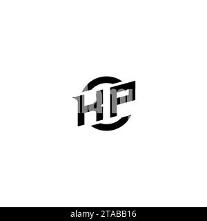 KP initial game logo, banner design for your e-sports or streaming team Stock Vector