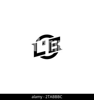 LB initial game logo, banner design for your e-sports or streaming team Stock Vector