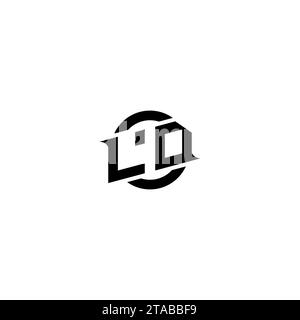LD initial game logo, banner design for your e-sports or streaming team Stock Vector