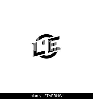 LE initial game logo, banner design for your e-sports or streaming team Stock Vector