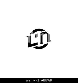 LN initial game logo, banner design for your e-sports or streaming team Stock Vector
