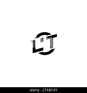 LT initial game logo, banner design for your e-sports or streaming team Stock Vector