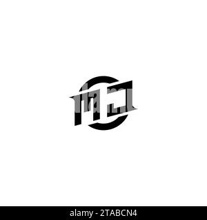 MJ initial game logo, banner design for your e-sports or streaming team Stock Vector