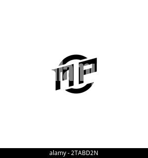MP initial game logo, banner design for your e-sports or streaming team Stock Vector