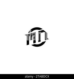 MN initial game logo, banner design for your e-sports or streaming team Stock Vector