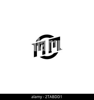 MM initial game logo, banner design for your e-sports or streaming team Stock Vector